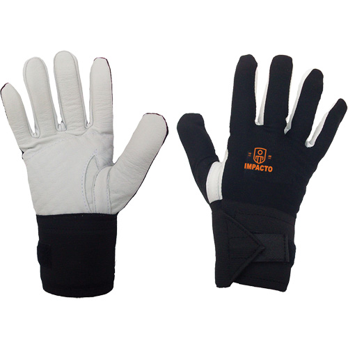 Left-Hand Anti-Impact Glove, 7/Small, Grain Leather Palm, Elastic Cuff FMT Sales Ltd