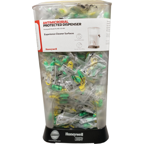 Distributeur de bouchons doreille filaires HL400 AM avec boîte de bouchons doreille LPF-30 FMT Sales Ltd