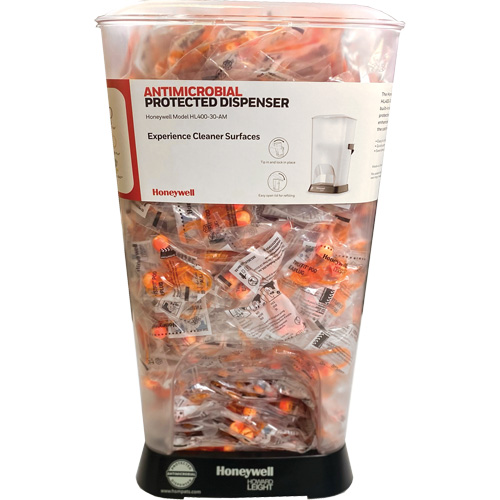 Distributeur de bouchons doreille filaires HL400 AM avec boîte de bouchons doreille TF-30 FMT Sales Ltd