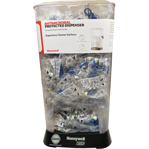 Distributeur de bouchons doreille filaires HL400 AM avec boîte de bouchons doreille TFT-30 FMT Sales Ltd