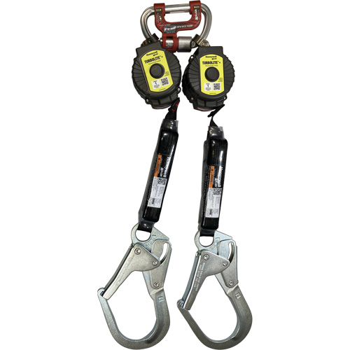Limiteur de chute personnel TurboLite+ Miller, 6', Sangles, Stationnaire FMT Sales Ltd