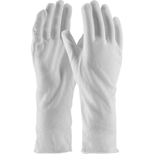 Gants d'inspection de qualit&eacute; sup&eacute;rieure CleanTeam, Coton, Poignet Non ourl&eacute;, Taille unique FMT Sales Ltd