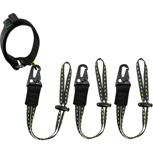 Longe de poignet GearLink avec embouts interchangeables, Longueur fixe, Boucle et crochet/Boucle FMT Sales Ltd