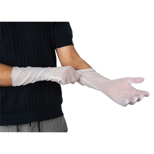 Gants d'inspection l&eacute;gers, Poly/coton, Poignet &agrave; ourlet, Hommes FMT Sales Ltd