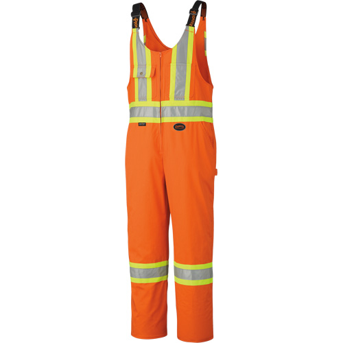 6617ZT High-Visibility Safety Overalls with Leg Zippers, Poly-Cotton, 40 (Tall), High Visibility Orange FMT Sales Ltd