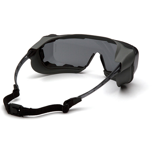 Lunettes &agrave; coques de s&eacute;curit&eacute; Cappture Plus, Lentille Gris, Antibu&eacute;e, Ventilation Ferm&eacute; FMT Sales Ltd