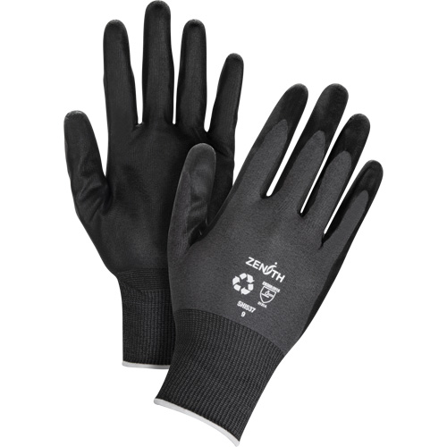 Gants &eacute;cologiques enduits et perm&eacute;ables &agrave; l'air, 7, R&ecirc;vetement Mousse de nitrile, Calibre 21, Enveloppe en Nylon/rPET FMT Sales Ltd