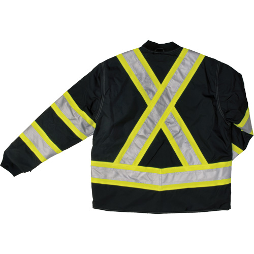 Ripstop 4-in-1 Safety Jacket, Polyester, Black, Small FMT Sales Ltd