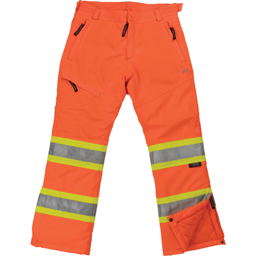 Pantalon de s&eacute;curit&eacute; isolant et extensible pour femmes, Polyester, T-petit, Orange haute visibilit&eacute; FMT Sales Ltd