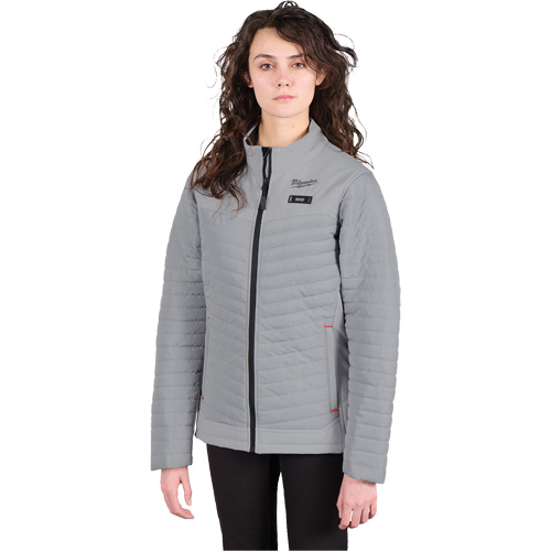 Manteau chauffant M12 Axis avec pile, Femmes, Grand, Gris FMT Sales Ltd