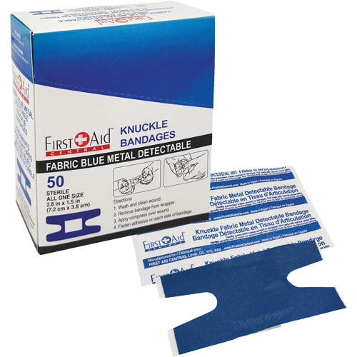Bandages, Knuckle, Fabric Metal Detectable, Non-Sterile FMT Sales Ltd