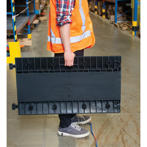 Polyurethane Cable Protector, 3 Channels, 35.43" L x 19.69" W x 3" H FMT Sales Ltd