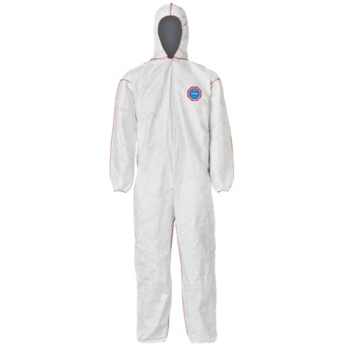 SFR Coveralls with Hood, Medium, White, Tyvek&reg; 400 FMT Sales Ltd