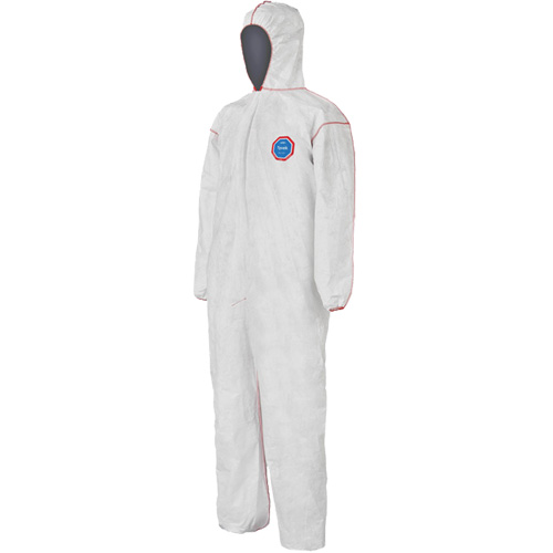 SFR Coveralls with Hood, Medium, White, Tyvek&reg; 400 FMT Sales Ltd
