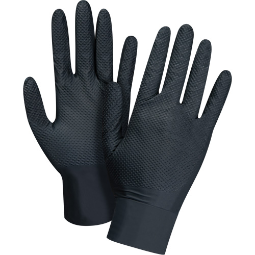 Heavyweight Tactile Grip Examination Gloves, Small, Nitrile, 8-mil, Powder-Free, Black, Class 2 FMT Sales Ltd