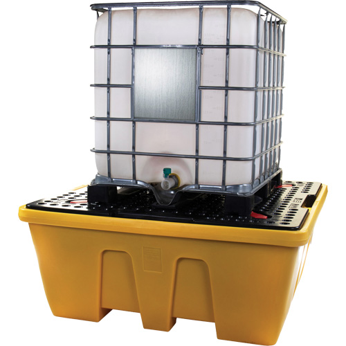 IBC Spill Pallet, 333 US gal. Spill Capacity, 66" x 66" x 27.5" FMT Sales Ltd