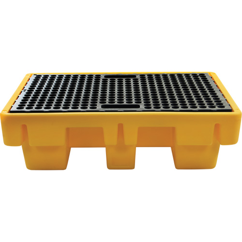 2-Drum Spill Pallet, 61 US gal. Spill Capacity, 51.5" x 36" x 15" FMT Sales Ltd