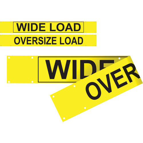 Banni&egrave;re wide load/oversized load &agrave; deux c&ocirc;t&eacute;s, Vinyle, 96" la x 12" h FMT Sales Ltd