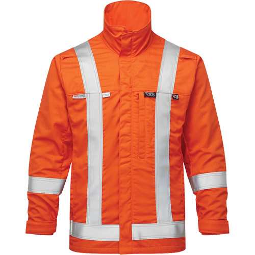 Veste aviateur d'&eacute;t&eacute; Skyline UltraSoft 7 oz., 4T-Grand, Orange haute visibilit&eacute; FMT Sales Ltd