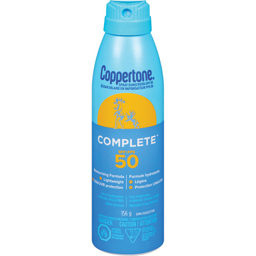 Protection solaire compl&egrave;te Coppertone, FPS 50, Vaporisateur FMT Sales Ltd