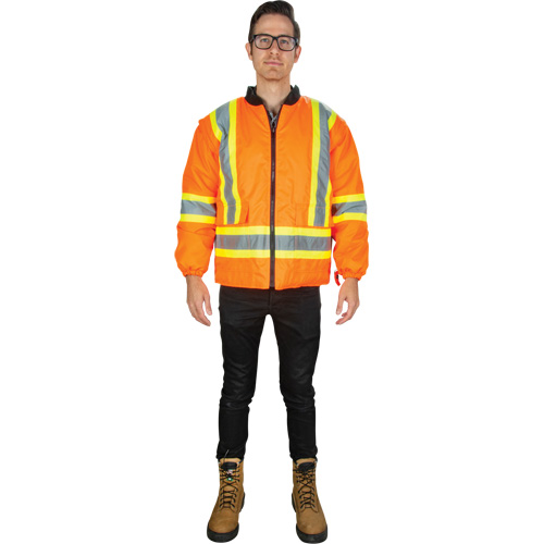 Parka d'hiver imperm&eacute;able 7-en-1, Orange haute visibilit&eacute;, Moyen FMT Sales Ltd