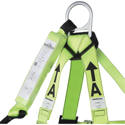 FBH-10000A5440-4 Harnais & longe classe A de 4' avec capacit&eacute; de 220 lb, Combinaison harnais/longe FMT Sales Ltd