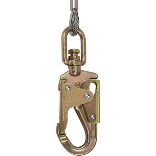 SRL-73302-40LE Self-Retracting Lifeline, 40', Galvanized Steel, Swivel FMT Sales Ltd