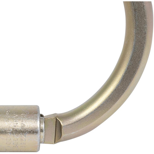 CP-04011-1 Zinc Plated Carabiner with 2" Gate Opening, Steel FMT Sales Ltd