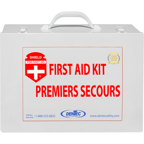 Trousse de premiers soins Shield, Colombie-Britannique/R&eacute;pond &agrave; la norme CSA Z1220-17 type 3 environnements &agrave; haut risque, Moyen (26-50 travailleurs) FMT Sales Ltd