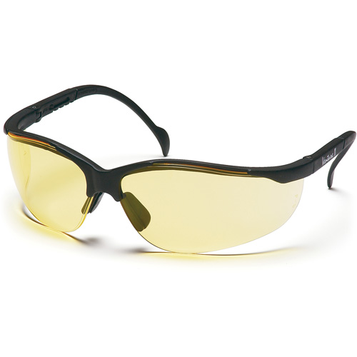 Lunettes de s&eacute;curit&eacute; &agrave; demi-monture Venture II, Lentille Ambr&eacute;e, ANSI Z87+/MCEPS GL-PD 10-12/R&eacute;pond ou surpasse la norme CSA Z94.3 FMT Sales Ltd