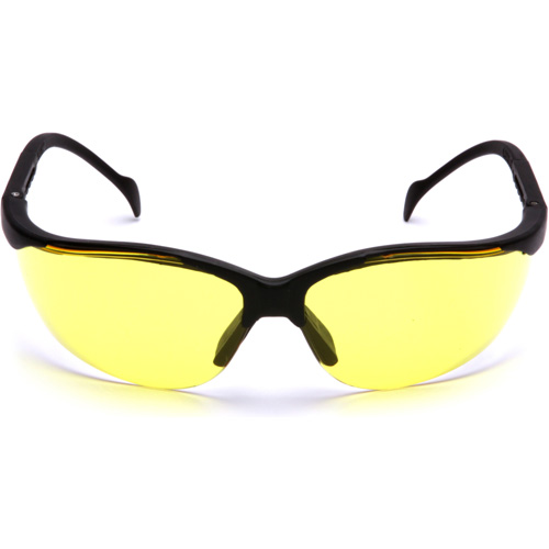 Lunettes de s&eacute;curit&eacute; &agrave; demi-monture Venture II, Lentille Ambr&eacute;e, ANSI Z87+/MCEPS GL-PD 10-12/R&eacute;pond ou surpasse la norme CSA Z94.3 FMT Sales Ltd