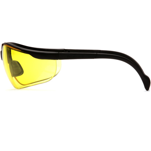 Lunettes de s&eacute;curit&eacute; &agrave; demi-monture Venture II, Lentille Ambr&eacute;e, ANSI Z87+/MCEPS GL-PD 10-12/R&eacute;pond ou surpasse la norme CSA Z94.3 FMT Sales Ltd
