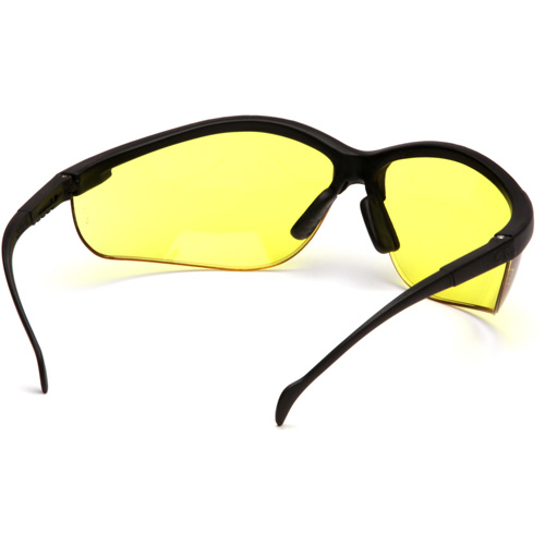 Lunettes de s&eacute;curit&eacute; &agrave; demi-monture Venture II, Lentille Ambr&eacute;e, ANSI Z87+/MCEPS GL-PD 10-12/R&eacute;pond ou surpasse la norme CSA Z94.3 FMT Sales Ltd