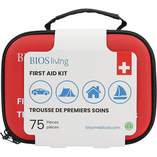 75-Piece Home & Travel First Aid Kit, Nylon Bag FMT Sales Ltd