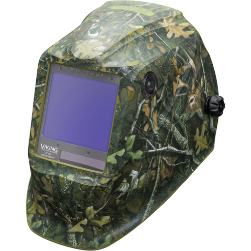 VIKING 3350 White Tail Camo Welding Helmet, 3.74" L x 3.34" W View Area, 5 - 13 Shade Range FMT Sales Ltd