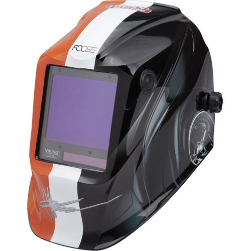 VIKING  3350 Foose Monarch Welding Helmet, 3.74" L x 3.34" W View Area, 5 - 13 Shade Range FMT Sales Ltd