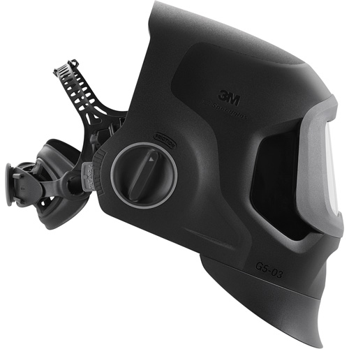 Speedglas G5-03 Pro Black Fixed Front Welding Helmet, 2.8" L x 4.3" W View Area, 2.5/5/8-13 Shade Range, Black FMT Sales Ltd