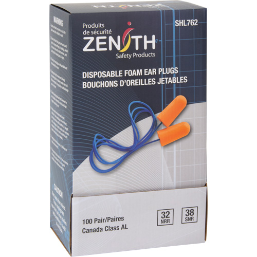 Foam Earplugs, Pair - Polybag, Corded FMT Sales Ltd