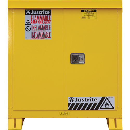 Outdoor Flammable Storage Cabinet, 30 gal., 2 Door, 43" W x 44" H x 18" D FMT Sales Ltd