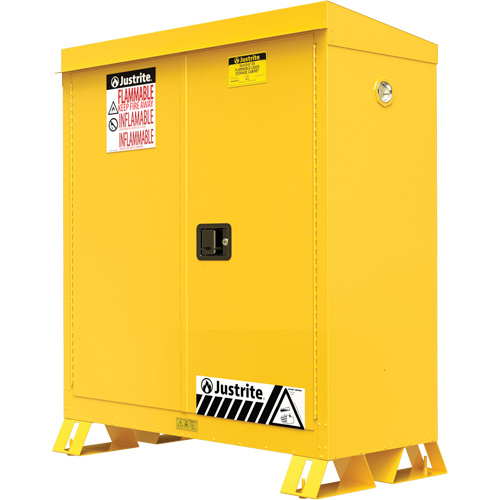 Outdoor Flammable Storage Cabinet, 30 gal., 2 Door, 43" W x 44" H x 18" D FMT Sales Ltd