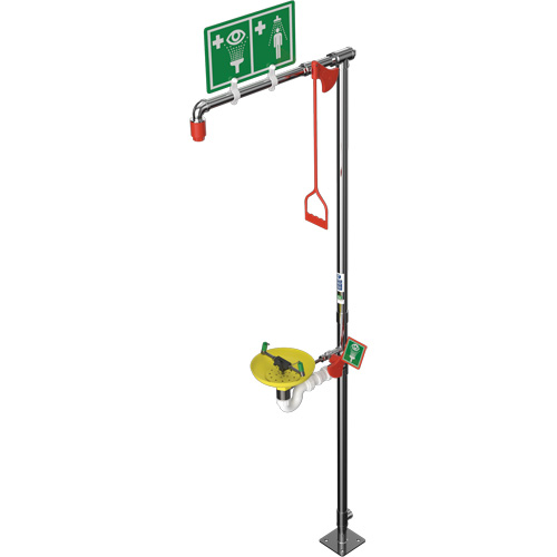 Combination Shower with Open ABS Bowl & Top Inlet, Pedestal FMT Sales Ltd
