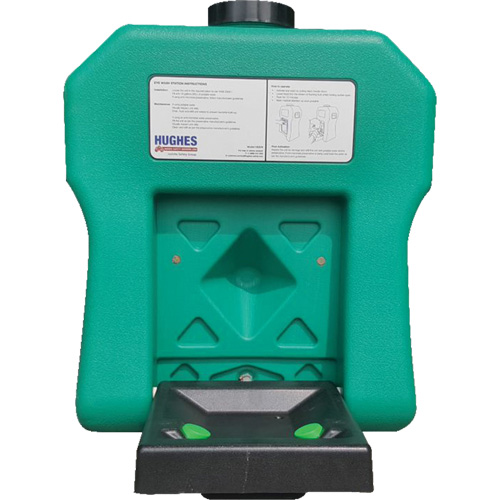 Poste de douche oculaire portable autonome, Aliment&eacute; par gravit&eacute;, Capacit&eacute; 16 gal., Conformit&eacute; ANSI Z358.1 FMT Sales Ltd