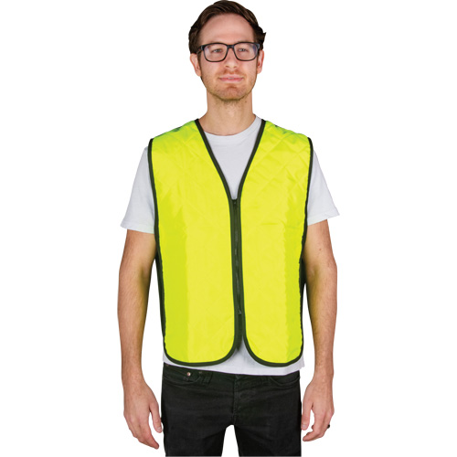 Veste refroidissante &agrave; &eacute;vaporation, Moyen, Jaune lime haute visibilit&eacute; FMT Sales Ltd