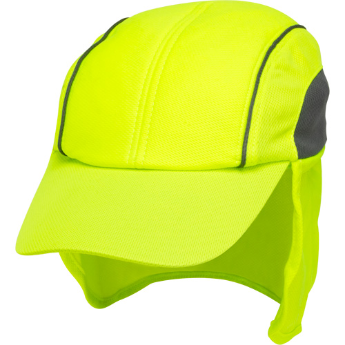 Chapeaux de refroidissement avec voiles pour le cou, Lime haute visibilit&eacute; FMT Sales Ltd