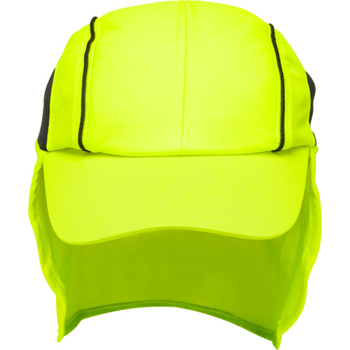 Chapeaux de refroidissement avec voiles pour le cou, Lime haute visibilit&eacute; FMT Sales Ltd