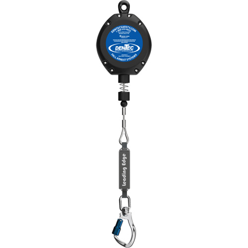 Self-Retracting Lifeline, 30', Galvanized Steel, Swivel FMT Sales Ltd