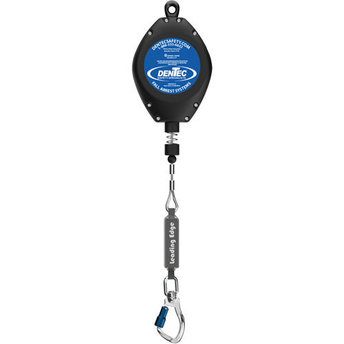 Self-Retracting Lifeline, 50', Galvanized Steel, Swivel FMT Sales Ltd