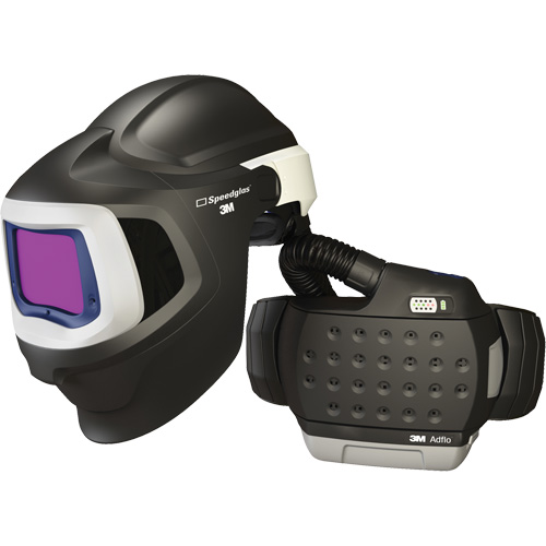 Adflo Powered Air Purifying Respirator HE System with Speedglas 9100 MP Welding Helmet, Welding Helmet, Lithium-Ion Battery FMT Sales Ltd