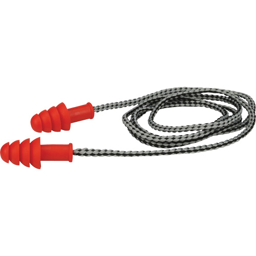 Bouchons d'oreilles r&eacute;utilisables en TPR de PIP, Avec cordon, Paire - Boîte pour vente au d&eacute;tail, 27 dB NRR, Taille unique FMT Sales Ltd