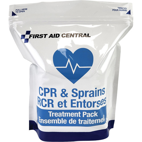 9 articles pour la RCR et le soin des entorses pour la trousse d'intervention d'urgence de premiers soins FMT Sales Ltd